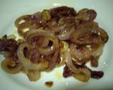Toast withcaramelized onions,pizoila sauce and brawn.#kidsrecipe recipe step 5 photo