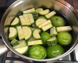 A picture of step 3 of Fake Guacamole Sonora Style.