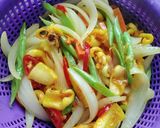 Gambar langkah 3 resipi Sotong Goreng Kunyit.