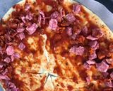 Une image de l'étape 3 de Pizza soleil au chorizo.
