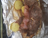 Foto del paso 3 de la receta: Bistec relleno de papa y jamón