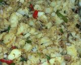 A picture of step 3 of Aloo purée.