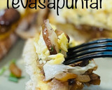 Foto del paso 9 de la receta: Tosta de scamorza 🍞 🧀 🍄 🥔 🍳