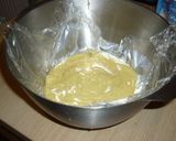 Pudingos vaníliakrém tortába, süteménybe recept fázis 3 fotója