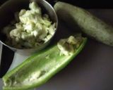 A picture of step 1 of Snake gourd pulp chutney.
