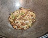A picture of step 3 of Baingan ki Sabzi with Matar.