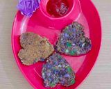 A picture of step 7 of Purple cabbage and Millet flour pancake.