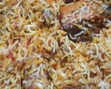 A picture of step 5 of Chicken Tikka Biryani.