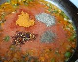 A picture of step 10 of Red sauce vegetables Italian pasta.