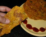 A picture of step 8 of Chick pea flour(Besan) pancake (Chilla).