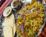 राजस्थानी गुट्टा पुलाव (rajasthani gatta pulao recipe in Hindi) रेसिपी चरण 5 फोटो
