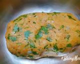 A picture of step 2 of Rajgira Masala Puri.
