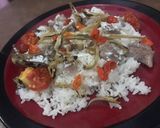 Foto langkah ke 3 dari resep Nasi Liwet Daging Sapi Teri Medan.