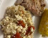 A picture of step 3 of Pan- Seared pork chops with Mediterranean Flair.