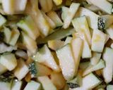 A picture of step 2 of Kaddu (pumpkin) sabzi.