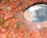 A picture of step 3 of Shakshuka..quick brunch😊.