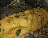 A picture of step 2 of Methi thepla.