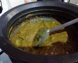 A picture of step 6 of Gobi spinach capsicum Gravy.