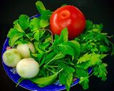 Hình bước làm 2 của món Salad Cá Hồi Áp Chảo