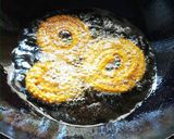 A picture of step 7 of Multi grain chakri.