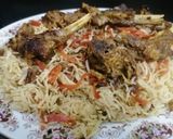 A picture of step 10 of Kabuli pulao.
