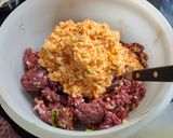 Foto del paso 1 de la receta: Hamburguesas de carne súper jugosas
