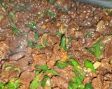 Foto langkah ke 10 dari resep Daging Sapi Cabe Ijo Endez.