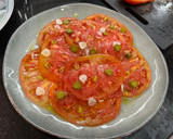 Foto del paso 3 de la receta: Carpaccio de tomate con Melva canutera