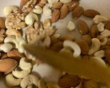 A picture of step 1 of Dates and dry fruits ladoo.
