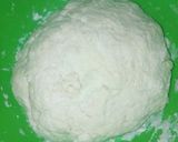A picture of step 2 of Aloo puri.