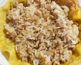 Foto langkah ke 4 dari resep Omurice (nasgor selimut omelet).