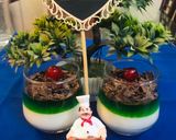 A picture of step 10 of Chocolate coconut trifle.