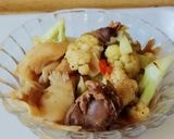 Foto langkah ke 3 dari resep Szechuan KolJati (sayur Kol, Jamur, Ati).