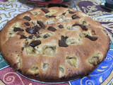 Torta de banana y chocolate 70 % amargo
