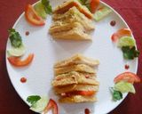A picture of step 4 of Multi layered Sandwich.
