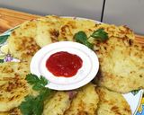 Foto langkah ke 7 dari resep Gamjajeon (Savory Potato Pancake).