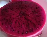 A picture of step 1 of Dragon fruit and Banana Breakfast Pink Smoothie.
