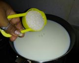 A picture of step 1 of Condensed Milk.