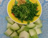 Hình bước làm 1 của món Canh bí đao nấu với gân bò