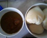 A picture of step 14 of Tuwon semovita and miyan kuka.