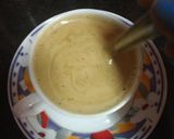 A picture of step 6 of CCD style coffee.