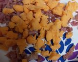 A picture of step 2 of Ham and Cheese Bread.