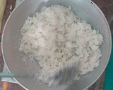 A picture of step 2 of Coconut laddu.