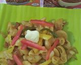 A picture of step 9 of Pav Bhaji flavour macaroni.
