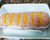 Foto del paso 3 de la receta: Rollo de carne con hummus y bacon
