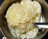 A picture of step 1 of Cheese Spread with Hung Curd.