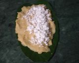 A picture of step 2 of Nolen gur enduri pitha.