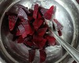 A picture of step 2 of Custard apple Beetroot basundi.