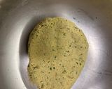 A picture of step 2 of Bajra & Rajgira thepla.