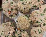 A picture of step 2 of Crispy Poha Tikki.